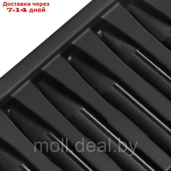 Карандаши цельнографитные черные 12 штук + ластик + точилка + нож канцелярский wgp-12 - фото 2 - id-p227079572