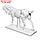Гипсовая фигура анатомическая: ЛОШАДЬ (конь анатомический), 21 х 59 х 43 см, фото 4
