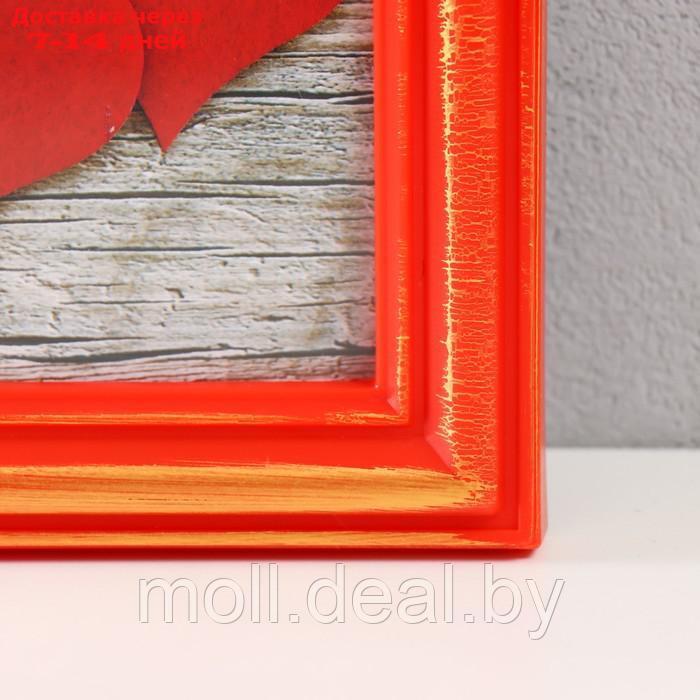 Мультирамка PLATINUM коллаж на 12 фото 10х15 см, красный с золотом - фото 2 - id-p227088519