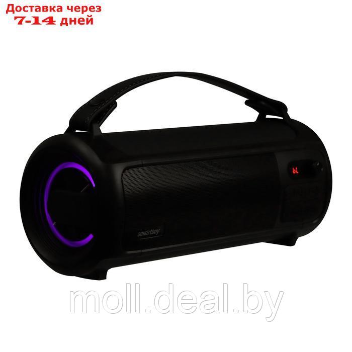 Портативная колонка Smartbuy RELAX, 20 Вт, 1800мАч, BT, microSD, USB, AUX, FM, RGB, черная - фото 9 - id-p227086526