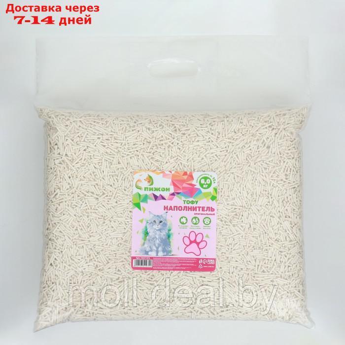 Наполнитель тофу, "Пижон" оригинальный 6 кг впитываемость до 15 л - фото 1 - id-p226888292