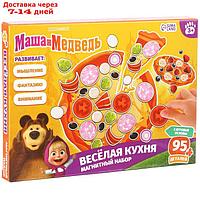 Магнитная игра для детей "Весёлая кухня", Маша и Медведь