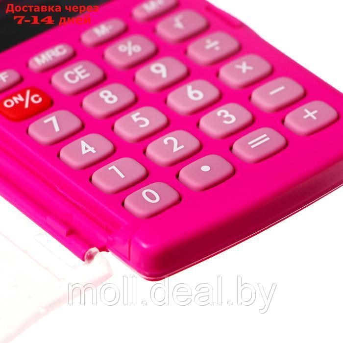 Калькулятор карманный 8-разрядов ErichKrause PC-103 Neon, розовый - фото 4 - id-p227079581