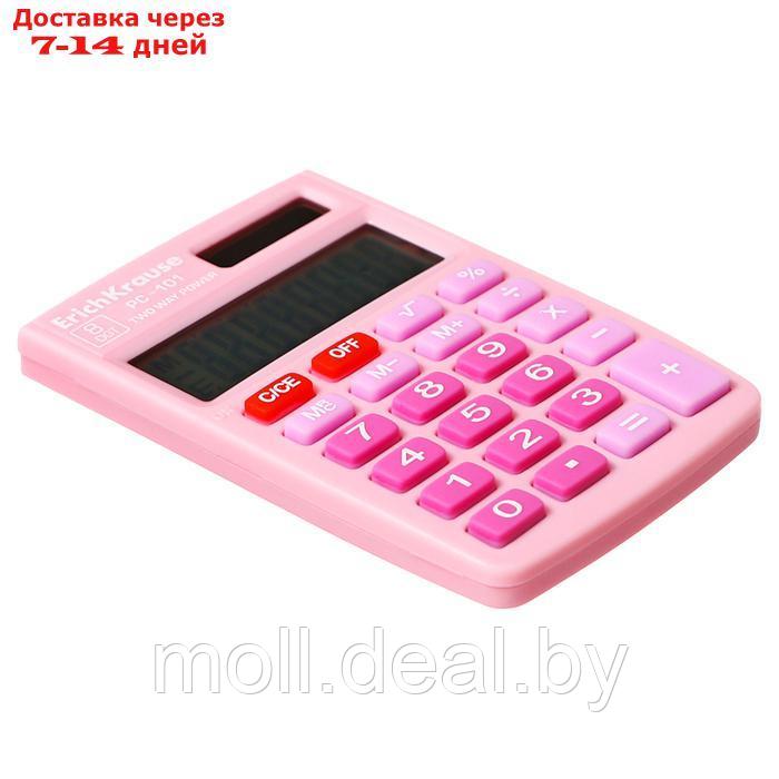 Калькулятор карманный 8-разрядов ErichKrause PC-101 Pastel, розовый - фото 2 - id-p227079582