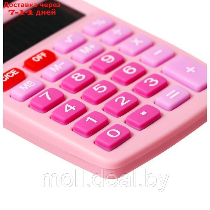 Калькулятор карманный 8-разрядов ErichKrause PC-101 Pastel, розовый - фото 3 - id-p227079582
