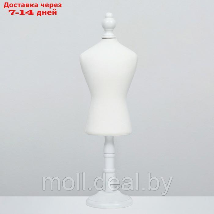Манекен для одежды животных, текстильный, высота 41 см, ОГ 32 см, ОТ 25 см, белый - фото 2 - id-p226888302