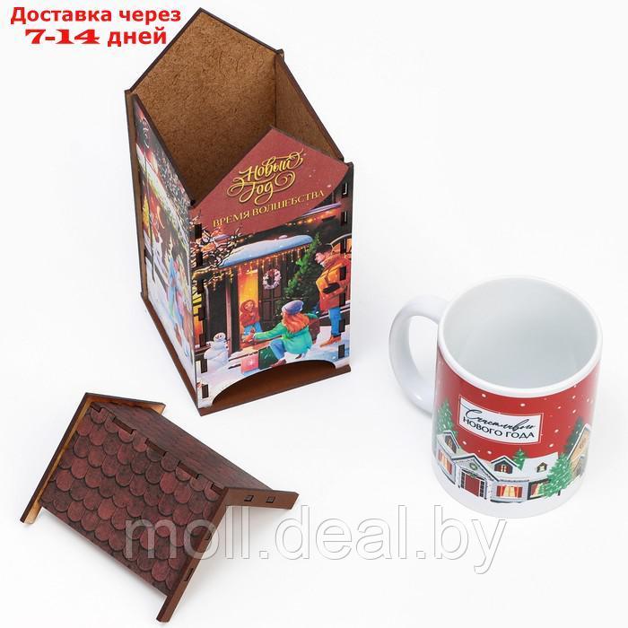 Подарочный набор "Тепло внутри сказочно снаружи" , чайный домик, кружка, 20,5 х 20,5 х 10 см - фото 3 - id-p227075618