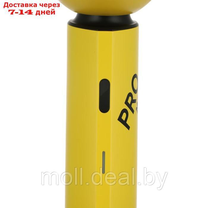 Электробритва BQ SV2005, 5 Вт, роторная, 3 головки, сухое/влажное бритьё, от АКБ, жёлтая - фото 3 - id-p226885414