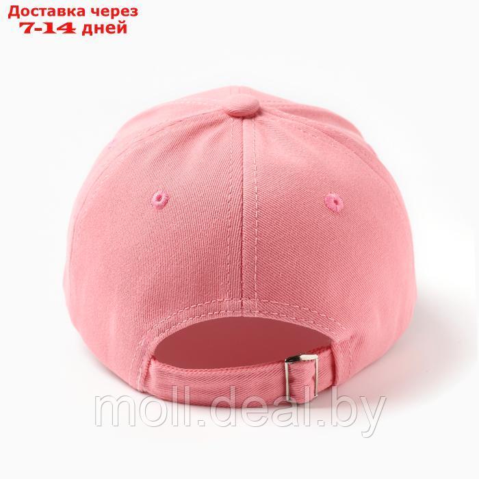 Кепка "Бейсболка" для девочки, цвет розовый, размер 52 -54 - фото 3 - id-p227084552