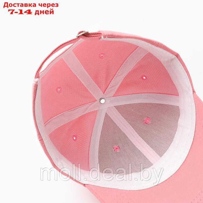 Кепка "Бейсболка" для девочки, цвет розовый, размер 52 -54 - фото 4 - id-p227084552