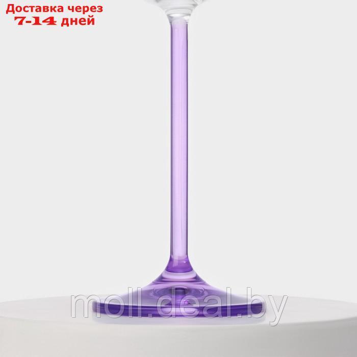 Набор стеклянных бокалов для шампанского RAINBOW FRESH, 210 мл, декор, 6 шт - фото 3 - id-p226884449