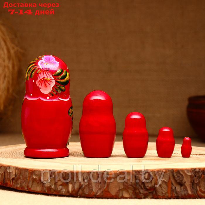 Матрёшка 5-кукольная "Наташа тюльпаны", 10-11 см - фото 2 - id-p227090533
