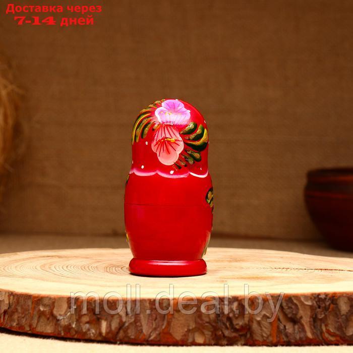 Матрёшка 5-кукольная "Наташа тюльпаны", 10-11 см - фото 4 - id-p227090533