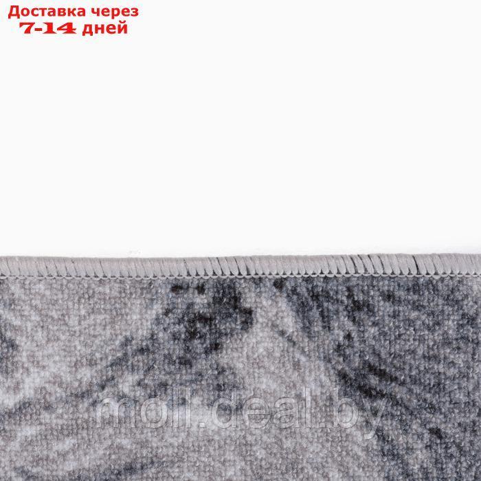 Палас Крокус 90/48 100х200 цвет серый, ПА100%, войлок - фото 2 - id-p227080586