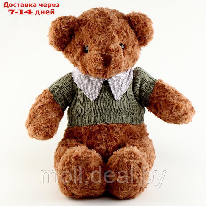 Мягкая игрушка "Медведь" в кофте, 50 см, цвет коричневый - фото 1 - id-p227091524