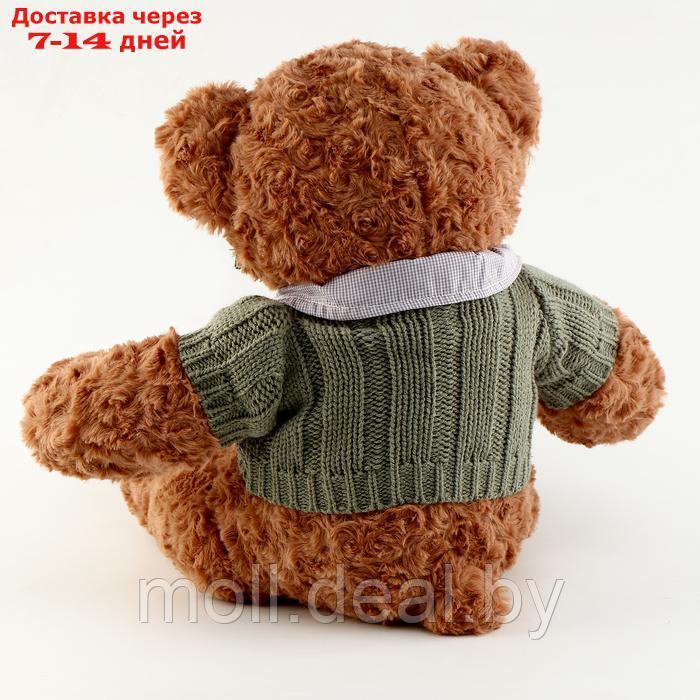 Мягкая игрушка "Медведь" в кофте, 50 см, цвет коричневый - фото 5 - id-p227091524
