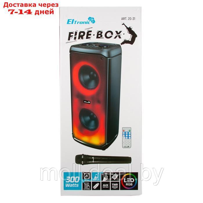 Портативная караоке система ELTRONIC FIRE BOX 300 (20-31), 30 Вт, TWS, BT, подсв., черная - фото 6 - id-p227086551
