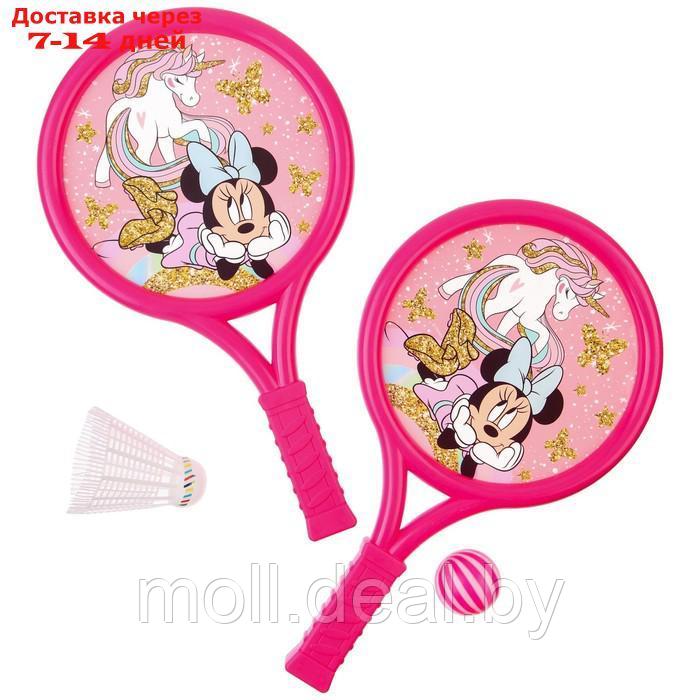 Набор игровой, ракетки, воланчик и мячик, Минни Маус, Disney - фото 1 - id-p227110398