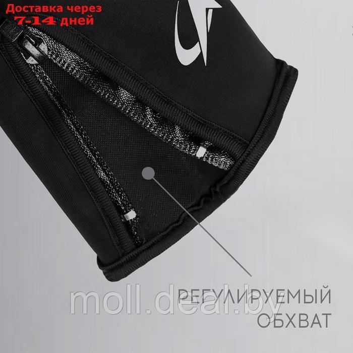 Перчатки ONLYTOP "РОСКОСМОС", р. L-XL, цвет чёрный - фото 4 - id-p227075642