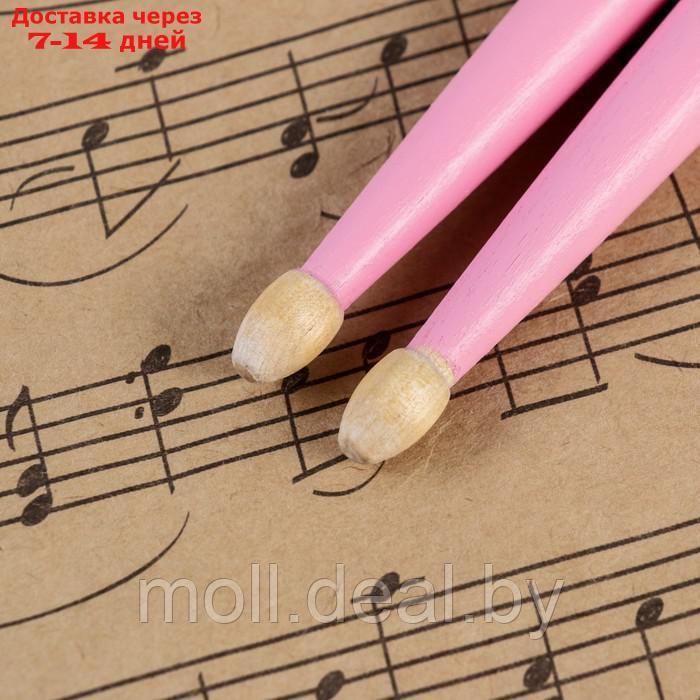 Барабанные палочки Music Life, 5А, клён, розовые - фото 3 - id-p227108193