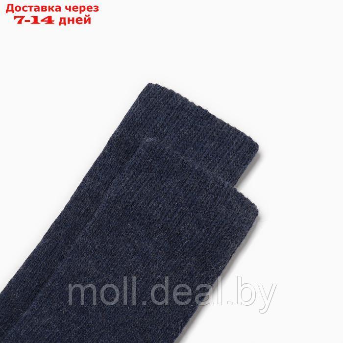 Носки мужские шерстяные, цвет индиго меланж, размер 29-31 - фото 2 - id-p226885434