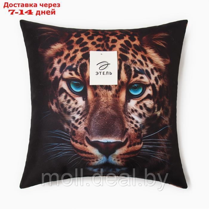 Подушка декоративная Этель "Леопард" 40х40 см, габардин, 100% п/э - фото 4 - id-p226889332