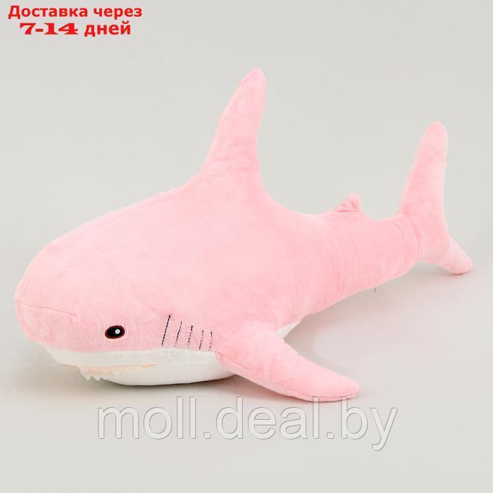 Мягкая игрушка "Акула", 100 см, цвет розовый - фото 1 - id-p227091539