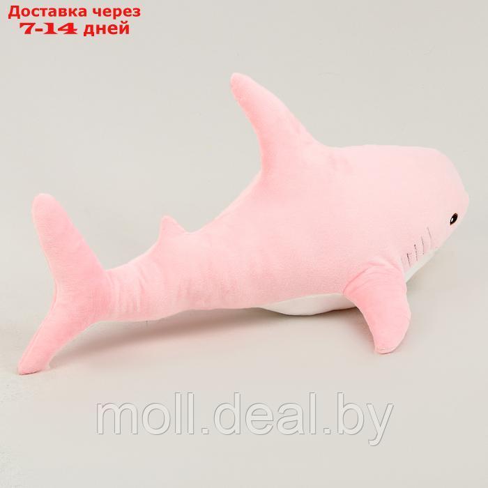 Мягкая игрушка "Акула", 100 см, цвет розовый - фото 2 - id-p227091539