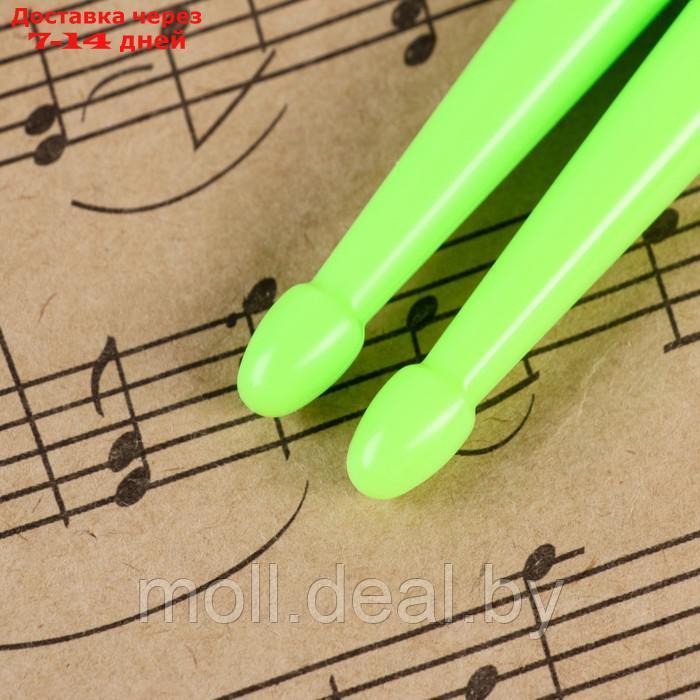Барабанные палочки Music Life, 5A, нейлон, зеленые - фото 3 - id-p227108334