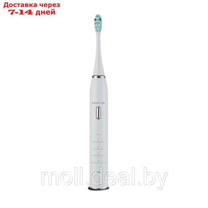 Электрическая зубная щётка Galaxy LINE GL4983, вибрационная, чёрная - фото 1 - id-p227086560