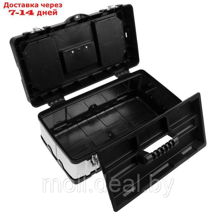 Ящик для инструментов DEKO DKTB31, металлический корпус и замки, 18", 450 х 250 х 195 мм - фото 5 - id-p227102118