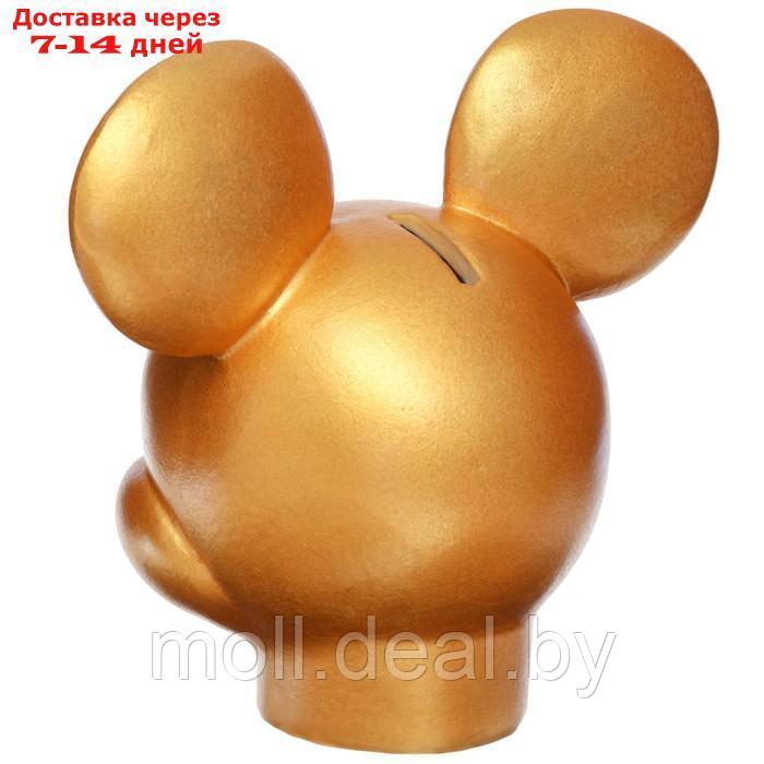 Копилка Микки Маус, гипс, 16х14х13 см, золотой, DISNEY - фото 4 - id-p227087566