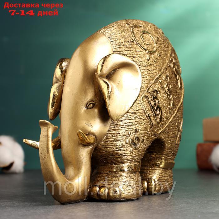 Фигура "Слон c символами" 18х25х11см, бронза - фото 2 - id-p227088563