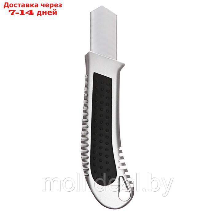 Нож канцелярский 18мм, металлический, автофиксатор, Zinc-alloy, TOP - фото 4 - id-p227079621
