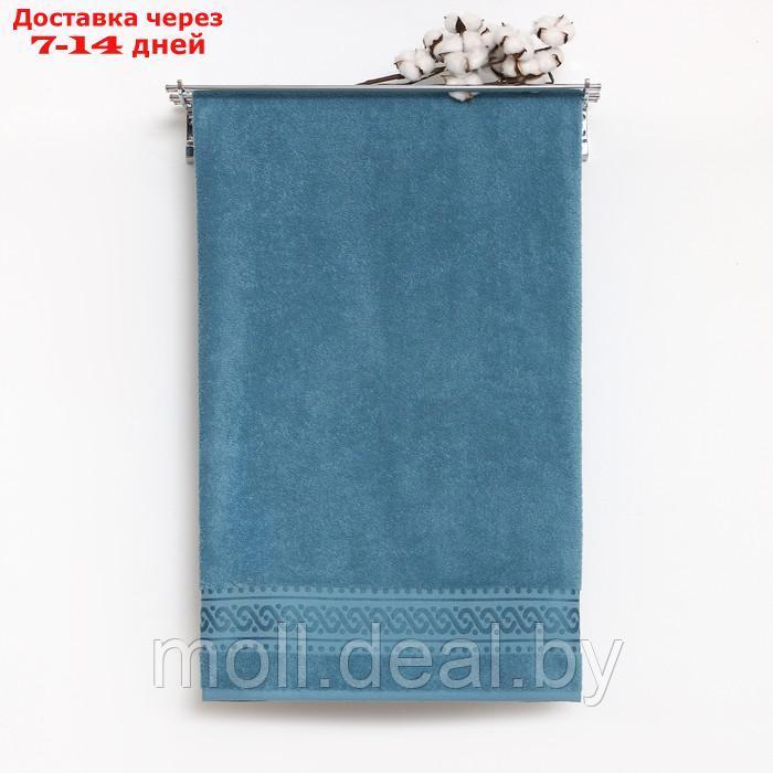 Полотенце махровое Pirouette 70Х130см, цвет голубой, 420г/м2, 100% хлопок - фото 1 - id-p227097517