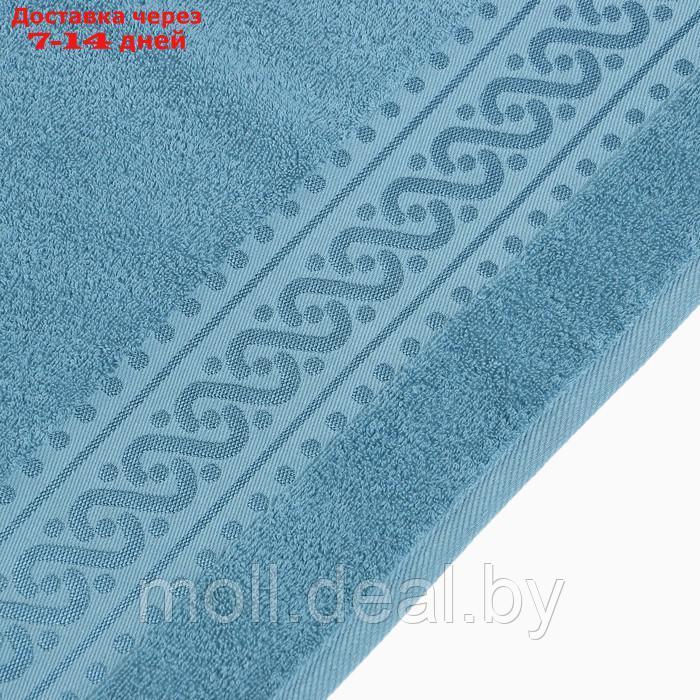 Полотенце махровое Pirouette 70Х130см, цвет голубой, 420г/м2, 100% хлопок - фото 3 - id-p227097517
