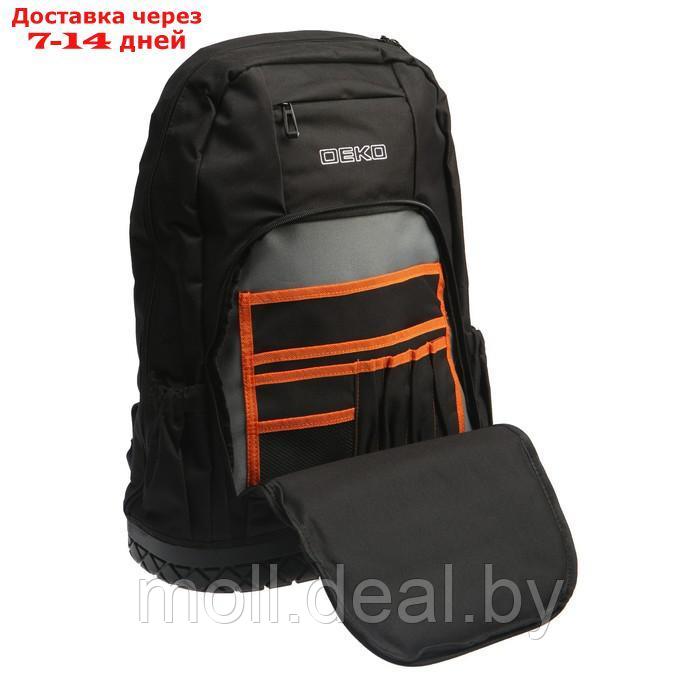 Рюкзак для инструментов DEKO DKTB59, 2 отделения, пластиковое дно, 500 х 380 х 230 мм - фото 4 - id-p227102124