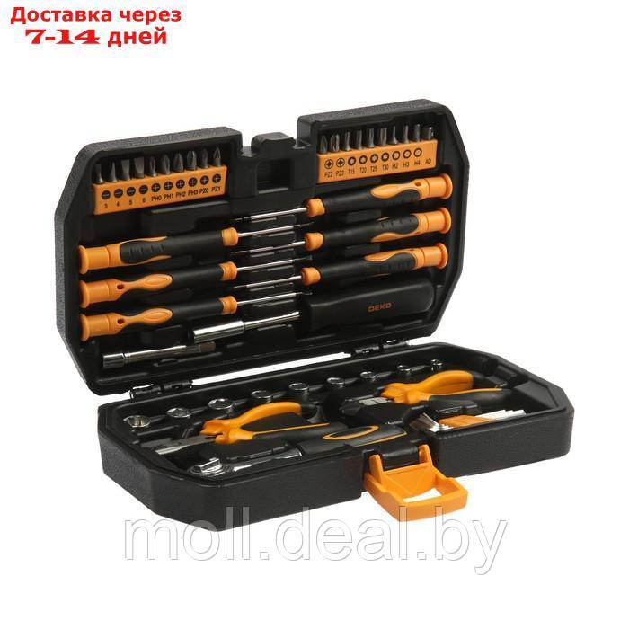Набор инструментов универсальный для дома DEKO TZ45, в кейсе, 45 предметов - фото 1 - id-p227102125
