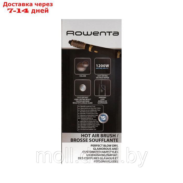 Фен-щетка Rowenta Magic Nature CF7826F0, 1200Вт, 2 скорости, 2 режима, чёрно-золотистый - фото 10 - id-p227091558