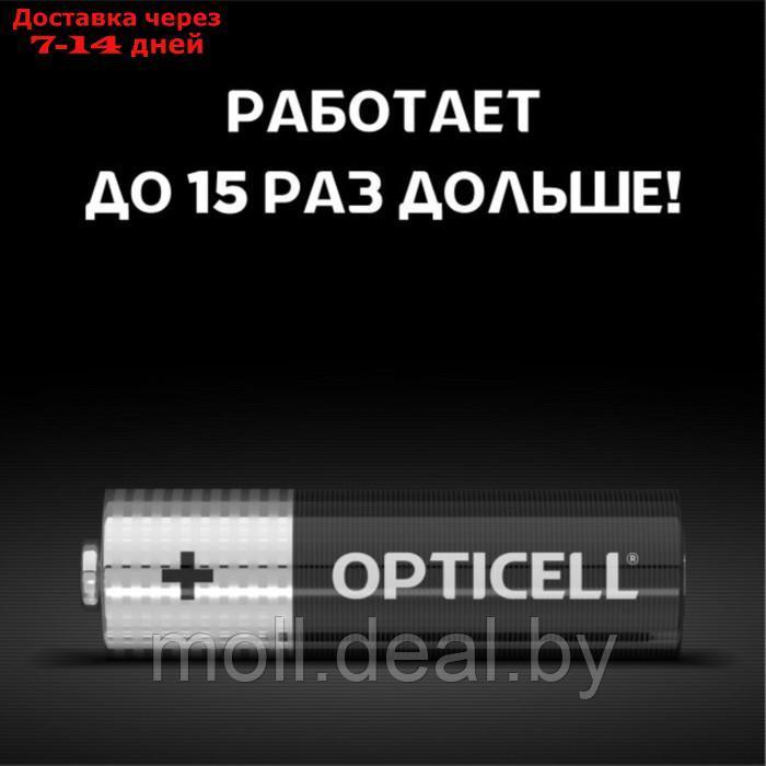 Батарейка алкалиновая OPTICELL, AA, LR6-8BL, 1.5В, блистер, 8 шт - фото 3 - id-p227086580