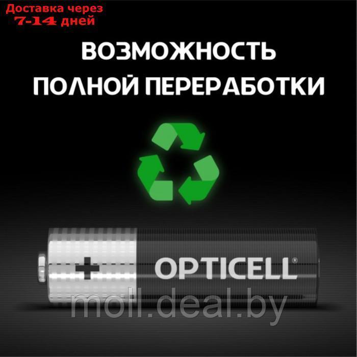 Батарейка алкалиновая OPTICELL, AA, LR6-8BL, 1.5В, блистер, 8 шт - фото 6 - id-p227086580