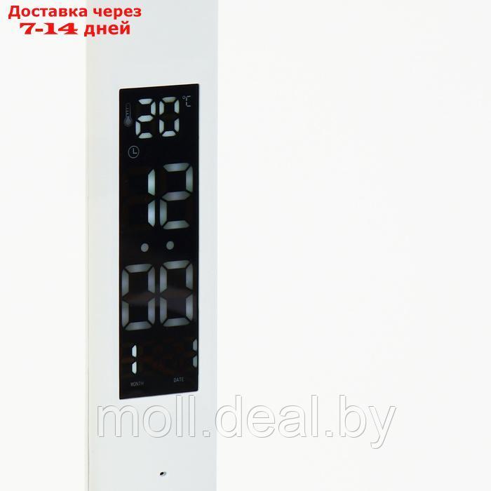 Часы - лампа электронные: календарь, термометр, органайзер, 7 Вт, 40 LED, 3 режима, USB - фото 2 - id-p227086581