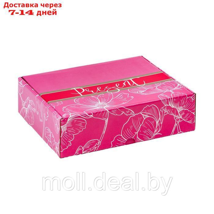 Подарочная коробка "Презент", 27 х 31,5 х 9 см - фото 1 - id-p226885459