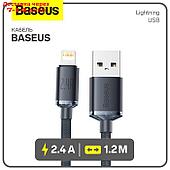 Кабель Baseus, Lightning - USB, 2.4 А, 1.2 м, черный