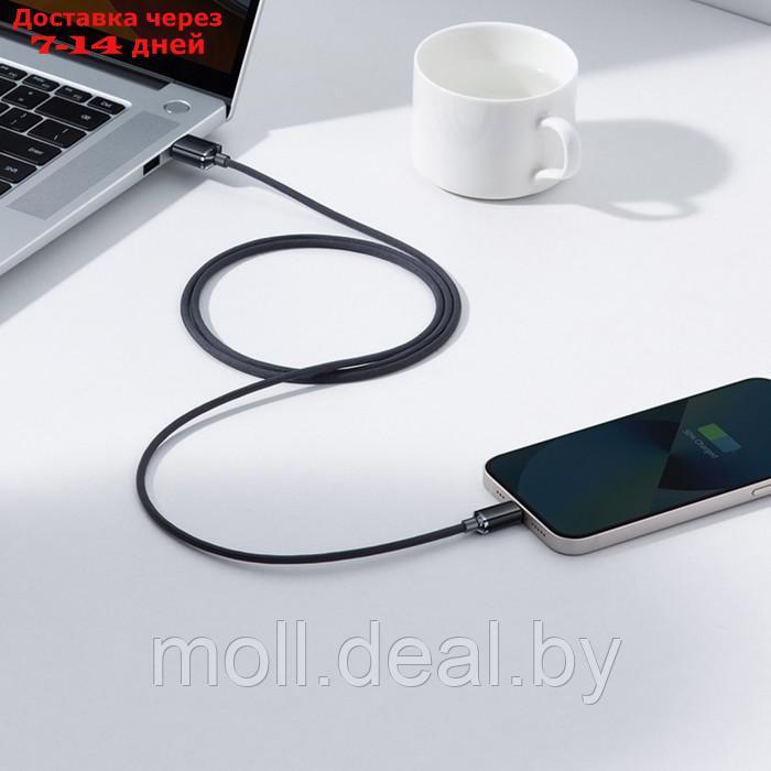 Кабель Baseus, Lightning - USB, 2.4 А, 1.2 м, черный - фото 7 - id-p227090569