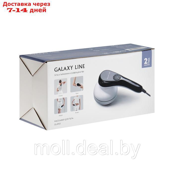 Массажёр для тела Galaxy LINE GL 4943, электрический, 18 Вт,1 реж, 4 насад,от сети, чёрн-бел 1037233 - фото 9 - id-p227086587