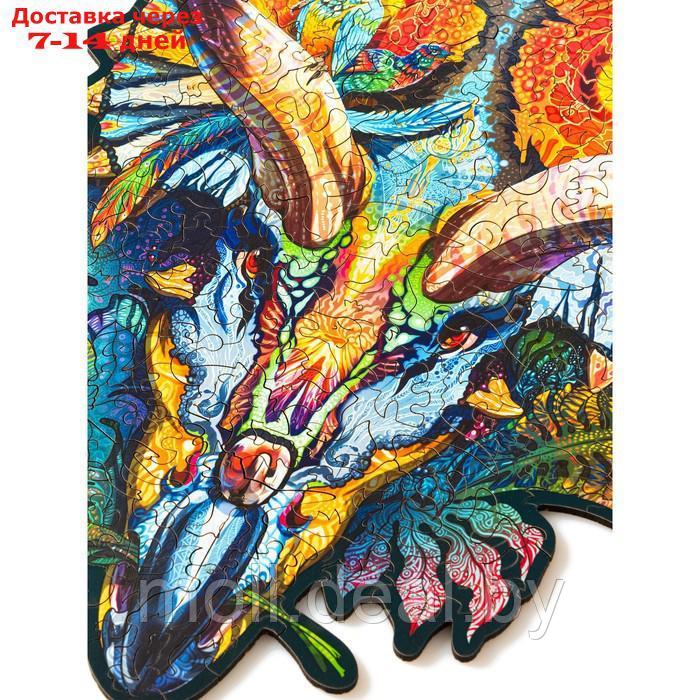 Пазл деревянный "Динозавр", размер L 28 × 31 см, 201 деталь - фото 5 - id-p227104333