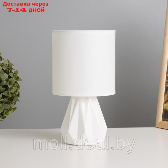 Настольная лампа Смайл E14 40Вт Белый 24,5х13х13 см - фото 1 - id-p226884515