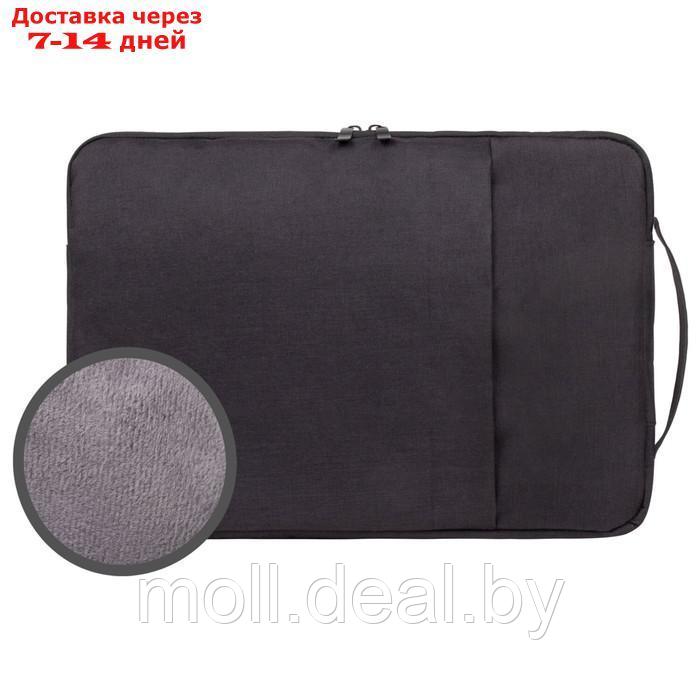 Сумка для ноутбука BRAUBERG Option, 35.5 х 24 х 2.5 см, с ручкой и карманом, чёрная - фото 10 - id-p227079650