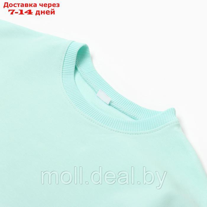 Костюм детский (футболка,шорты), цвет олива, рост 134 - фото 2 - id-p227083624